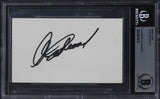 Clint Eastwood The Good, the Bad and the Ugly Signed 3x5 Index Card BAS Slabbed
