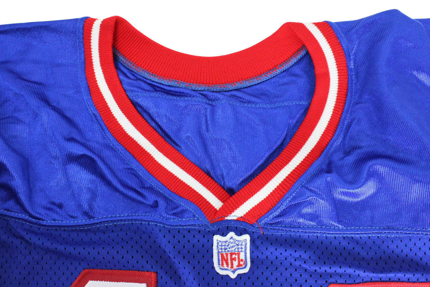 Giants Y.A. Tittle Authentic Signed Blue Wilson Authentic Jersey BAS #H92212