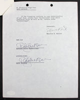 Kate Jackson Charlie's Angels 2x Signed April 28, 1978 4 Page Contract PSA
