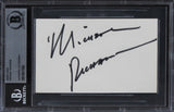 Michael Richards Seinfeld Authentic Signed 3x5 Index Card BAS Slabbed 2