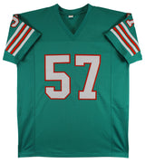 Dwight Stephenson "HOF 98" Authentic Signed Teal Pro Style Jersey BAS Witnessed