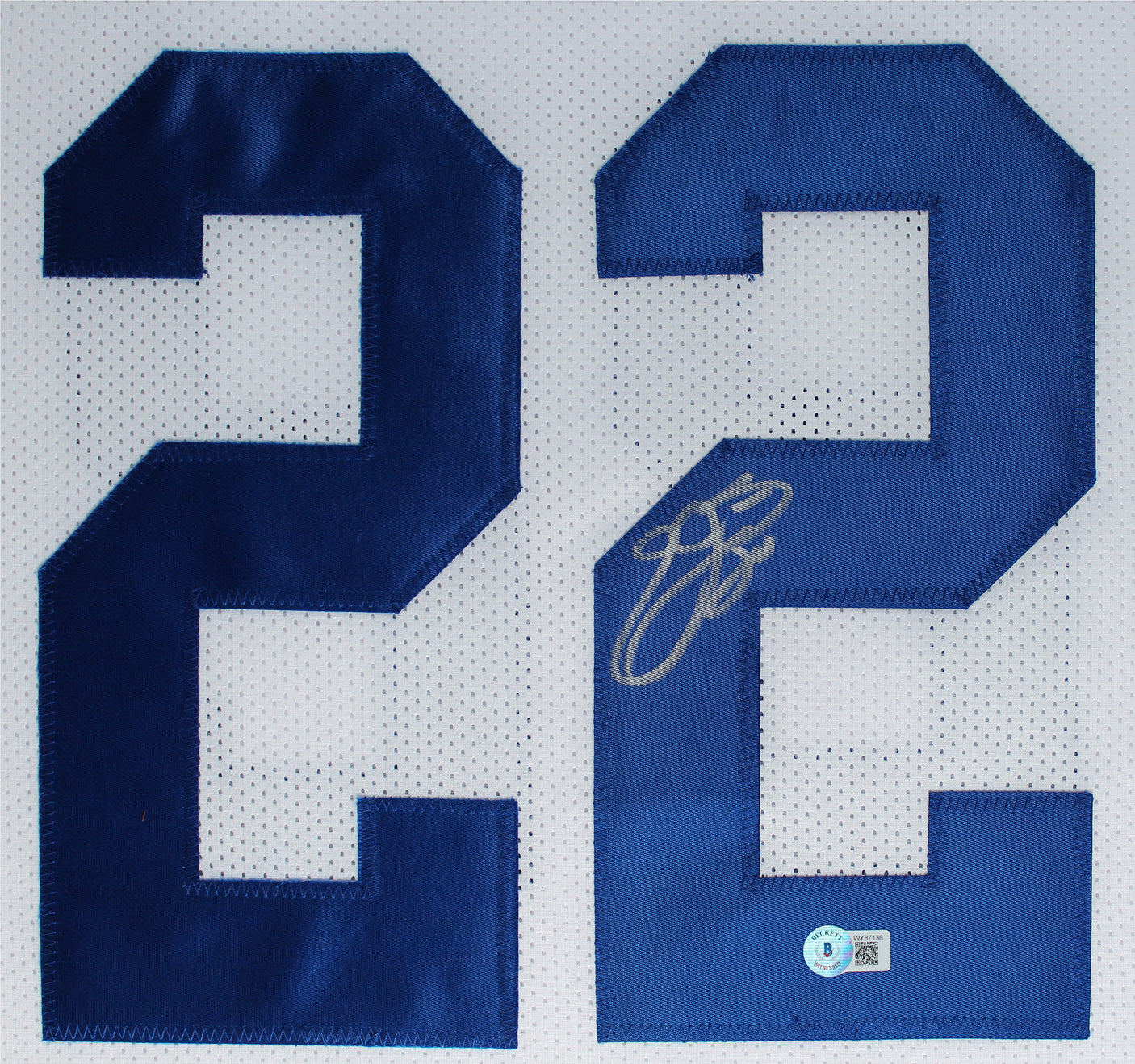 Emmitt Smith Authentic Signed One of One Jersey Framed Display BAS Witnessed