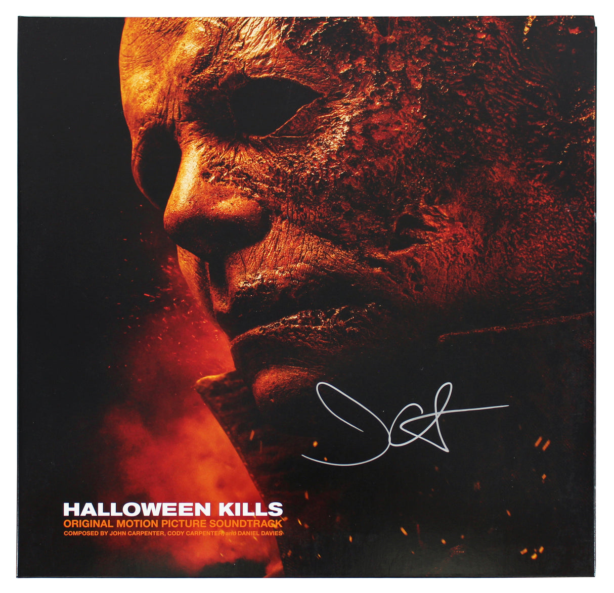 Jamie Lee Curtis Signed Halloween Kills Soundtrack Album Cover W/ Vinyl BAS