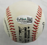 Ernie Banks Signed Auto Rawlings Baseball JSA CL27075