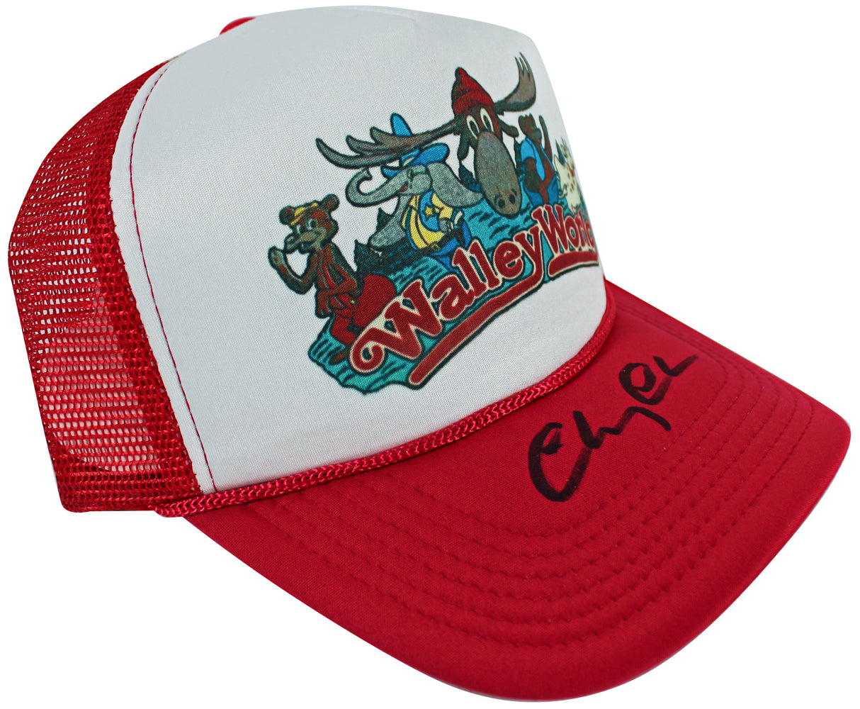 Chevy Chase Vacation Authentic Signed Wally World Trucker Hat BAS Witnessed