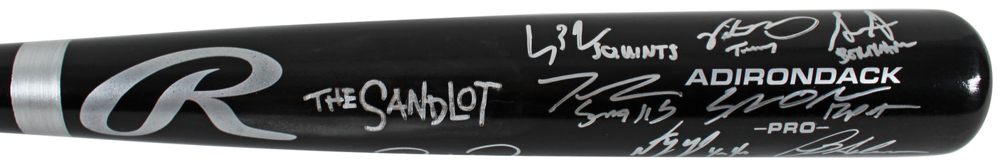 The Sandlot (8) Guiry, Leopardi, Renna +5 Signed Bat w/ Character Names BAS