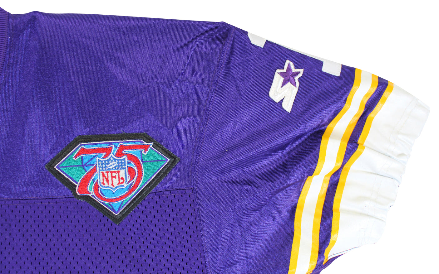 Vikings Warren Moon Signed Game Worn Purple Starter Proline Jersey BAS & SIA LOA