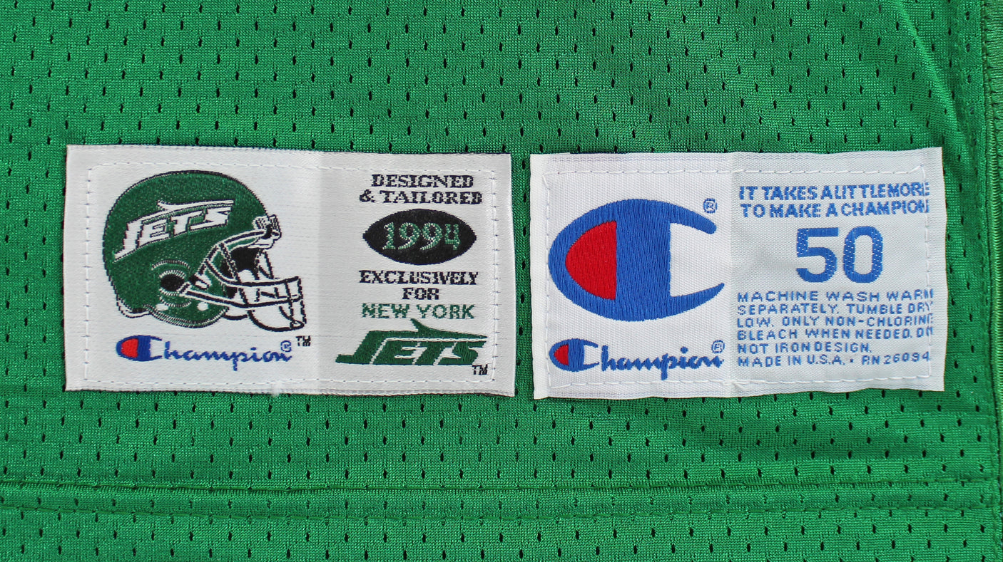 Jets Boomer Esiason Signed 1994 Game Issued/Worn Champion Jersey BAS #X71277