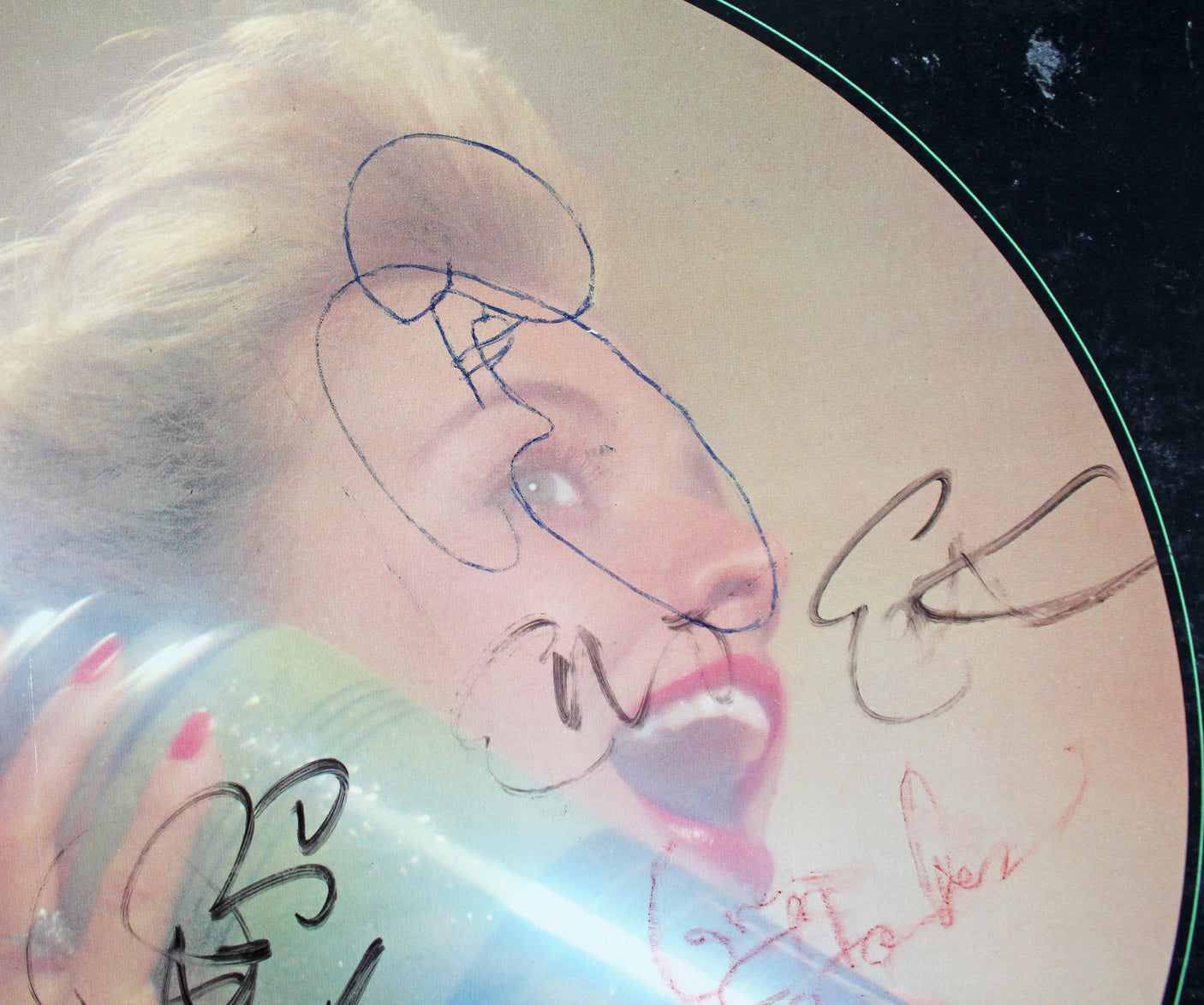 Cars (5) Ocasek,Orr, Robinson, Hawkes & Easton Signed Album Cover W/ Vinyl PSA