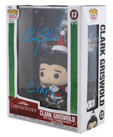 Chevy Chase "Clark" Christmas Vacation Signed VHS Covers Funko Pop BAS Wit