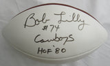 Bob Lilly Signed Auto Wilson Football JSA CM07434