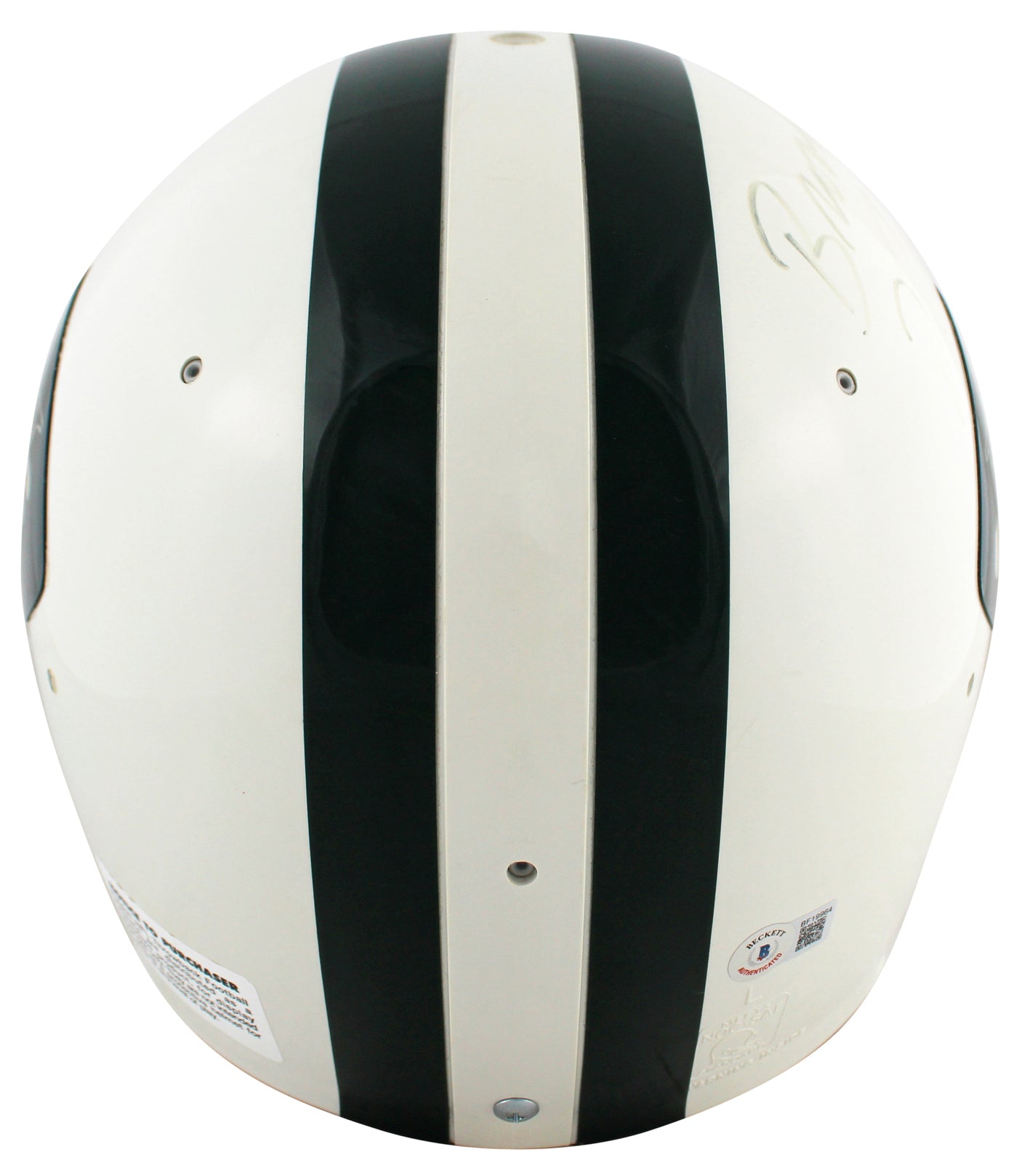 Jets Joe Namath "Broadway" Signed Vintage Full Size Proline Helmet BAS #BF19964