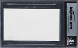Arnold Schwarzenegger Terminator Authentic Signed 3x5 Index Card BAS Slabbed 1
