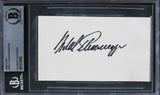 Arnold Schwarzenegger Terminator Authentic Signed 3x5 Index Card BAS Slabbed 2