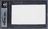 Charlton Heston Ben-Hur Authentic Signed 3x5 Index Card BAS Slabbed 1