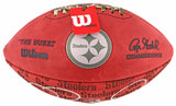 Steelers Jerome Bettis Signed Wilson "The Duke" Team Showcase Football BAS Wit