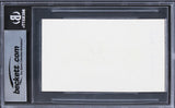 Charlton Heston Ben-Hur Authentic Signed 3x5 Index Card BAS Slabbed 3