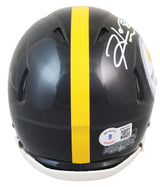 Steelers Hines Ward Authentic Signed Speed Mini Helmet Autographed BAS Witnessed