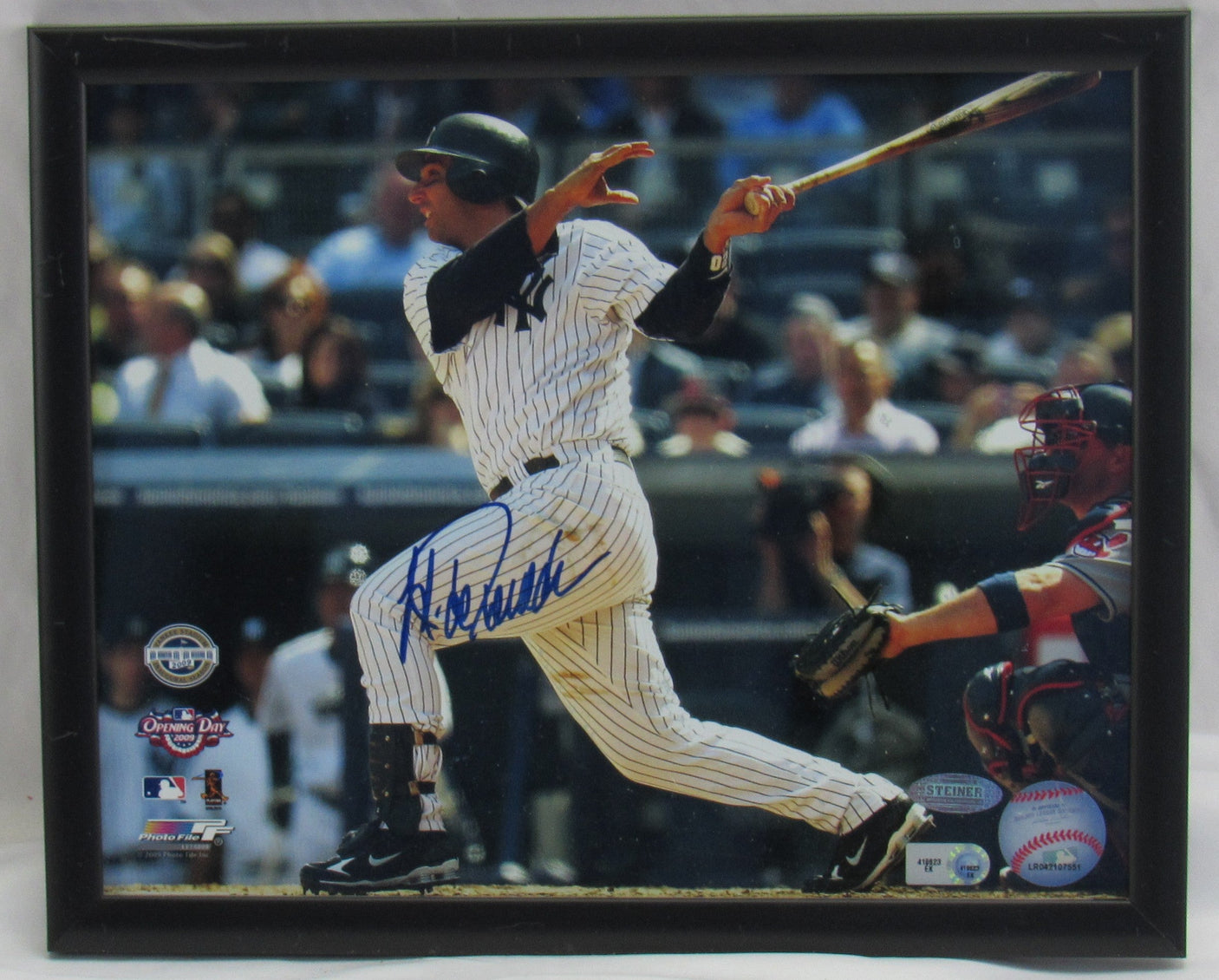 Jorge Posada Signed Framed Auto 8x10 Photo Steiner MLB Hologram