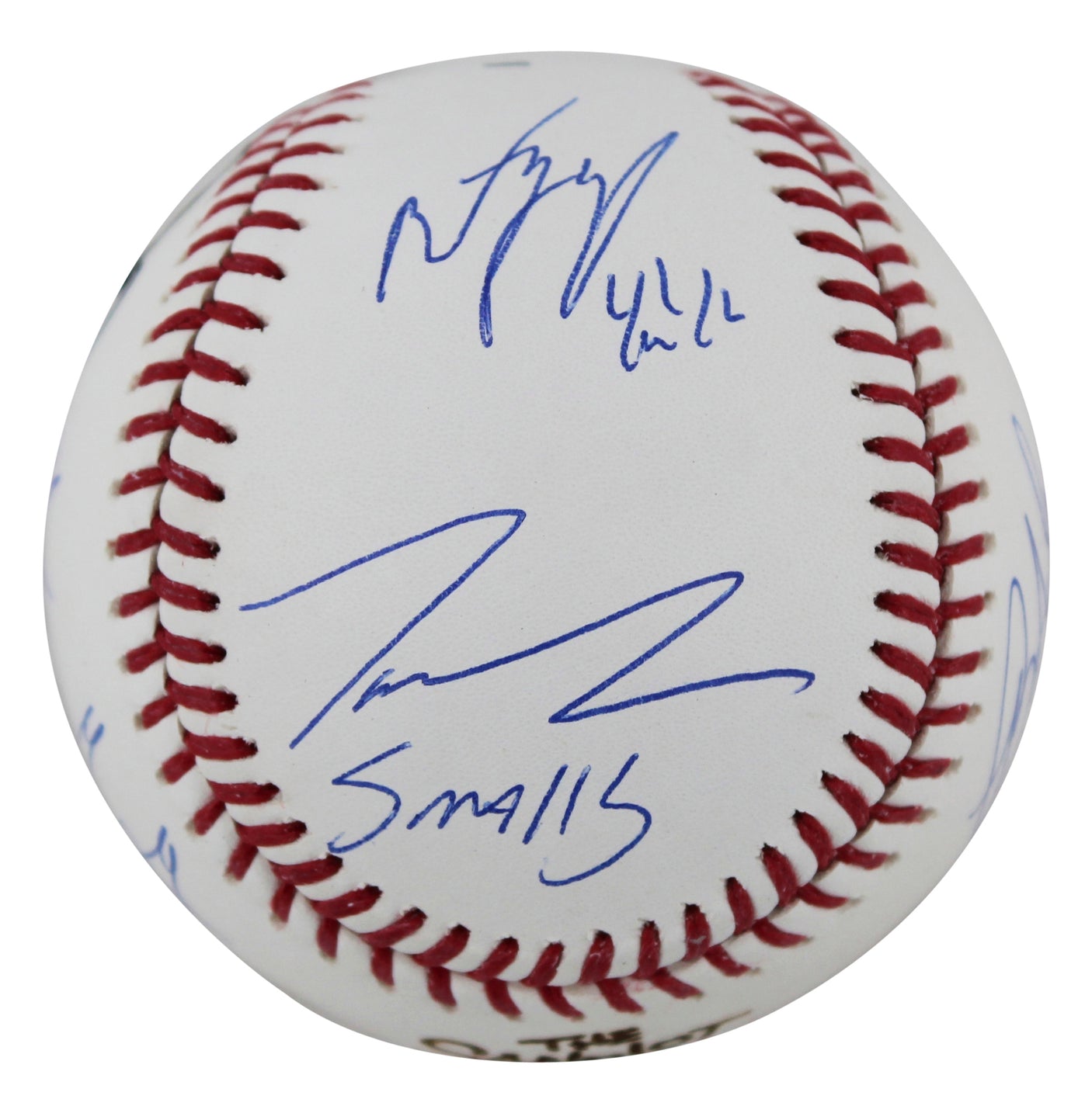 Sandlot (8) Guiry, Leopardi, Renna +5 Signed Sandlot Baseball w/ Character BAS