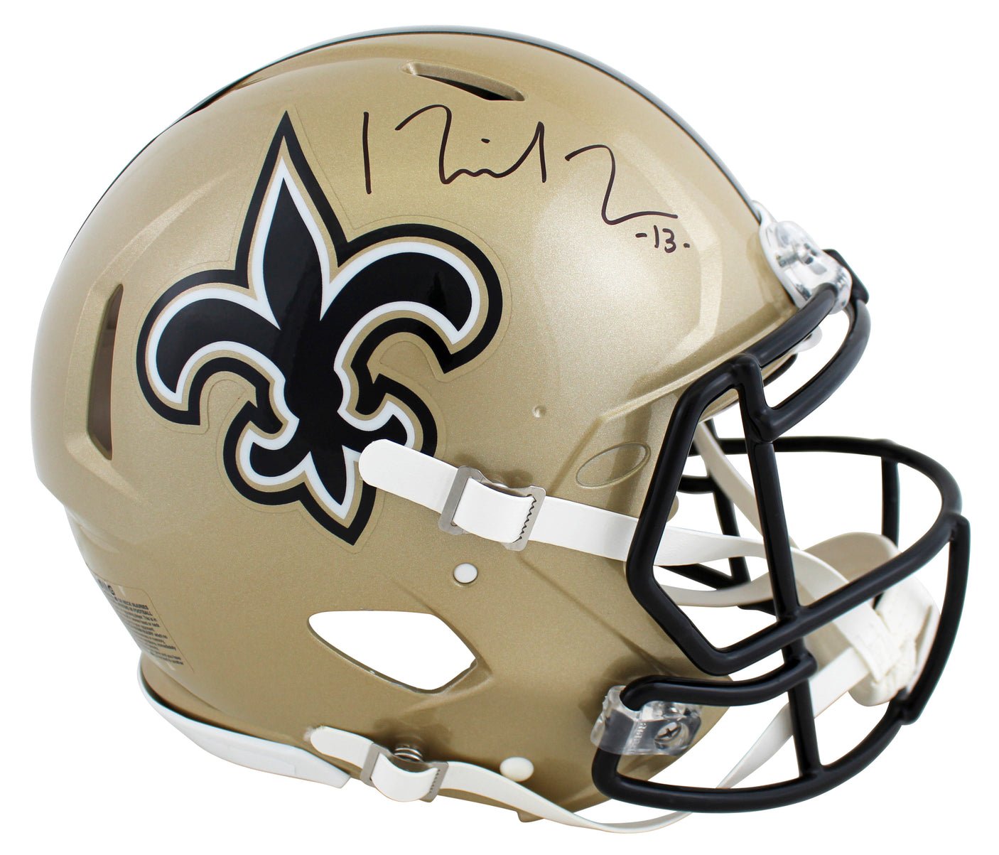 Saints Michael Thomas Signed Full Size Speed Proline Helmet BAS Witnessed