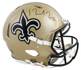 Saints Michael Thomas Signed Full Size Speed Proline Helmet BAS Witnessed
