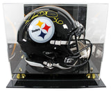 Steelers Jerome Bettis Signed Full Size Speed Proline Helmet W/ Case BAS Witness