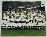 New York Yankees "Middle Finger" Multi Signed Bucky Dent Ron Guidry 16x20 Photo Steiner Hologram