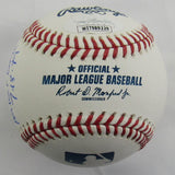 David Cone Signed 5x Stat Ball Auto Rawlings Baseball JSA WIT989229