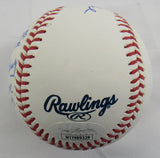 David Cone Signed 5x Stat Ball Auto Rawlings Baseball JSA WIT989229