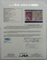 Ted Williams Signed Envelope JSA LOA ZZ85323