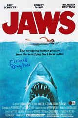 Richard Dreyfuss Jaws Signed 12x18 Mini Movie Poster Photo BAS #BN62159