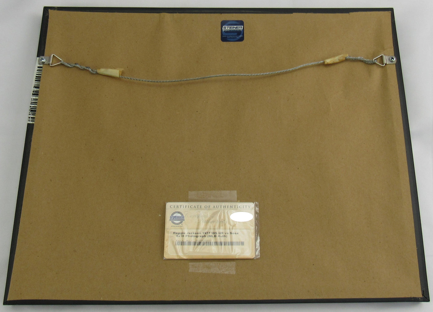 Reggie Jackson Signed Framed 8x10 Photo Steiner COA