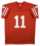 Texas Derrick Johnson Signed Burnt Orange Pro Style Jersey BAS Witnessed