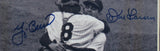 Yogi Berra Don Larsen Signed Framed 8x10 Photo Steiner COA