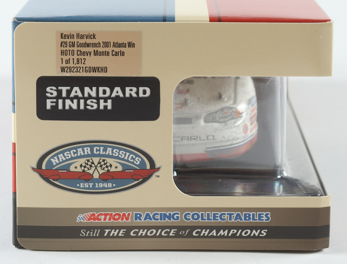 Kevin Harvick Signed 2001 Atlanta Win Diecast | Raced Version 1:24