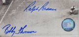 Bobby Thomson Ralph Branca Multi Signed Framed 8x10 Photo Steiner COA