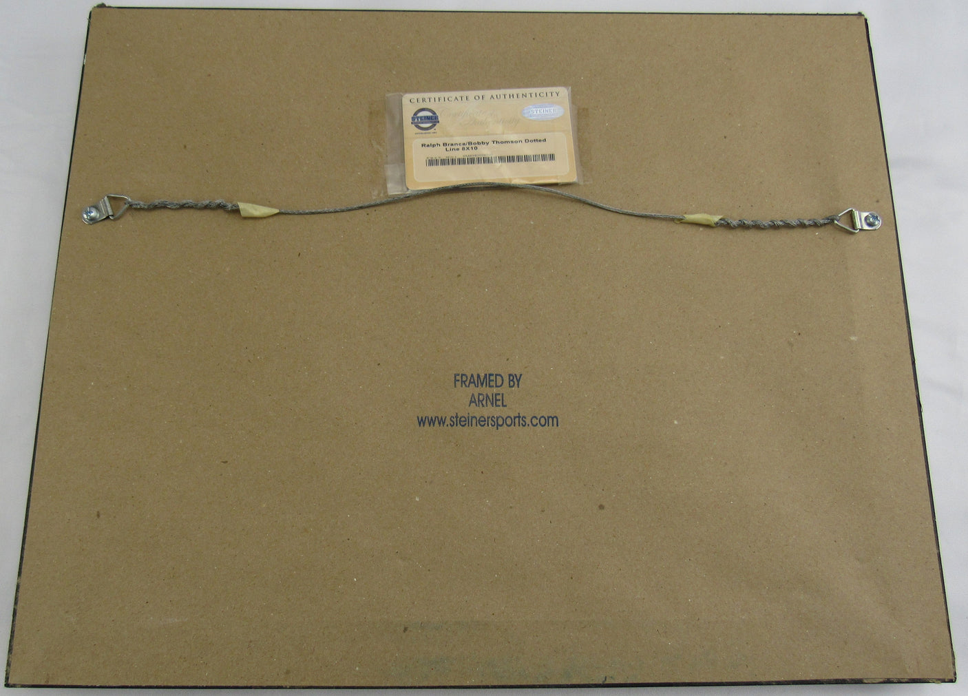 Bobby Thomson Ralph Branca Multi Signed Framed 8x10 Photo Steiner COA