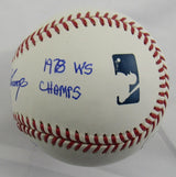 Goose Gossage Signed 8 Stat Auto Rawlings Baseball JSA WA169053