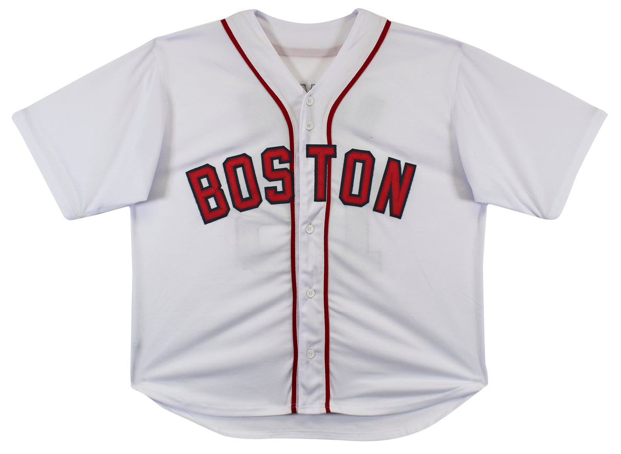 Johnny Damon Authentic Signed White Pro Style Jersey Autographed BAS Witnessed