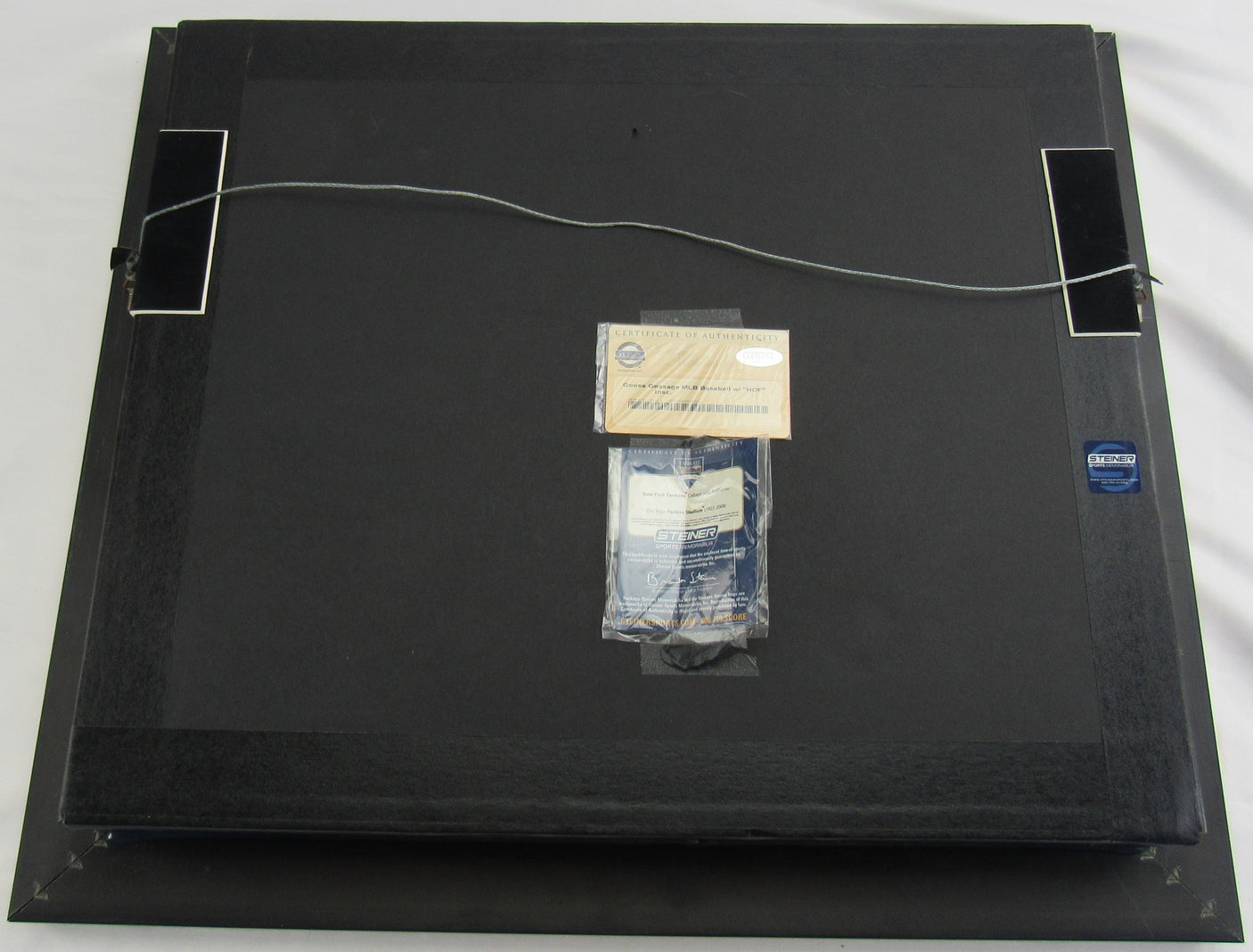 Goose Gossage Signed Framed Shadowbox w/Yankees Stadium Dirt Baseball Steiner COA