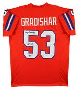 Randy Gradishar "HOF 24" Signed Orange Throwback Pro Style Jersey BAS Witnessed