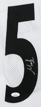 Maurkice Pouncey Authentic Signed White Pro Style Framed Jersey JSA