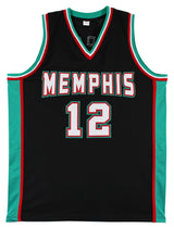 Ja Morant Authentic Signed Black Throwback Pro Style Jersey Autographed BAS