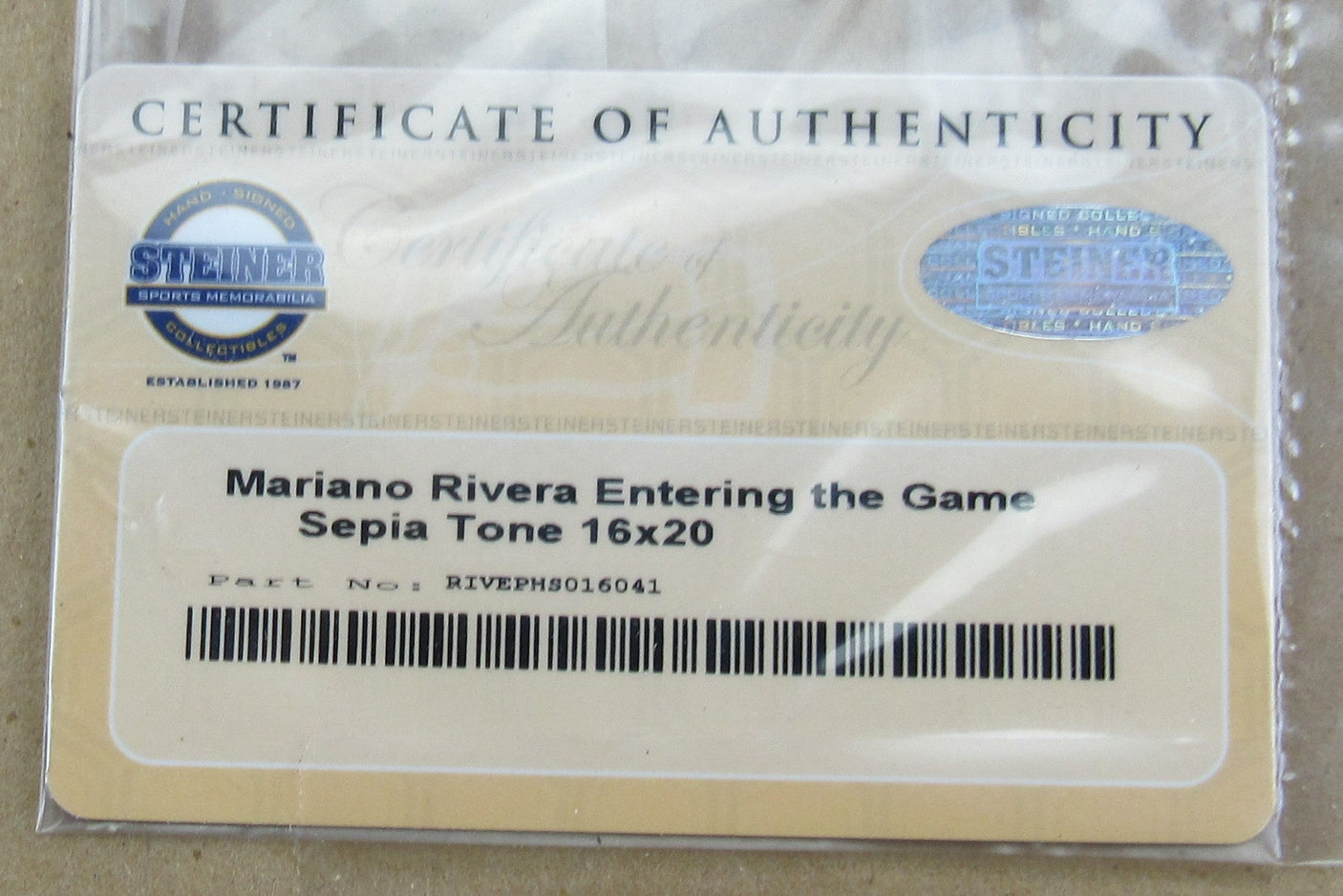 Mariano Rivera Signed Framed 16x20 Photo Steiner COA