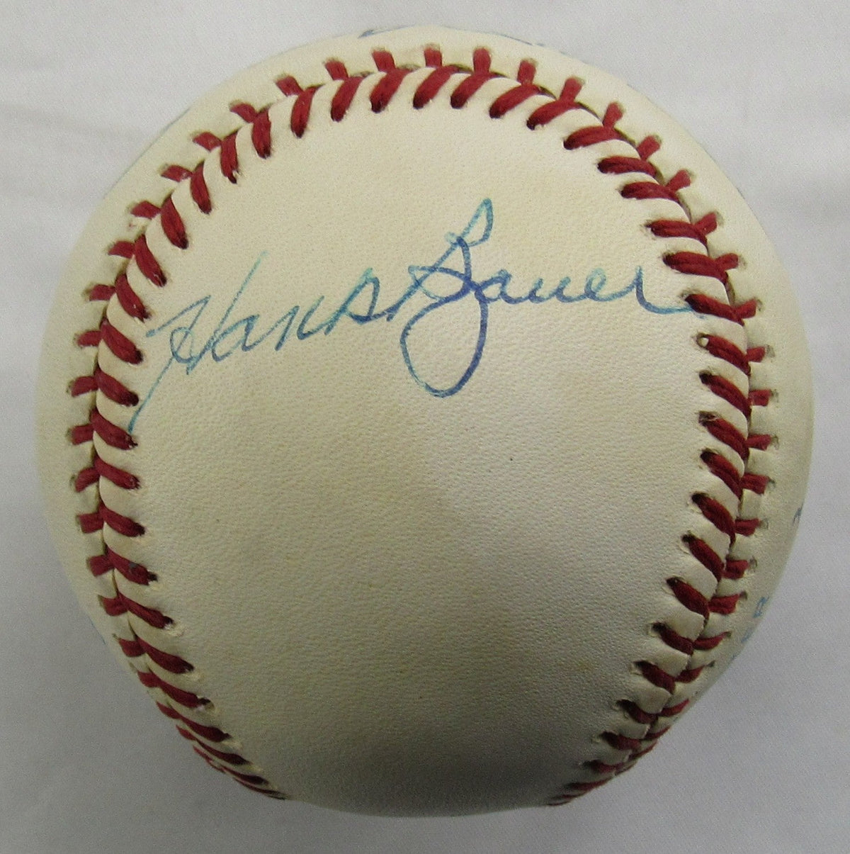 Mickey Mantle Enos Slaughter Moose Skowron Hank Bauer Signed Rawlings Baseball JSA LOA ZZ85306