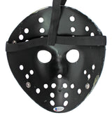 Ari Lehman "Jason > Freddy" Signed Silver Jason Mask w/ Blue Sig BAS Witnessed
