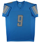 Jameson Williams Authentic Signed Blue Pro Style Jersey BAS Witnessed 2