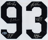 The Sandlot Cast (6) Guiry, Leopardi, York +3 Signed Jersey BAS Witnessed