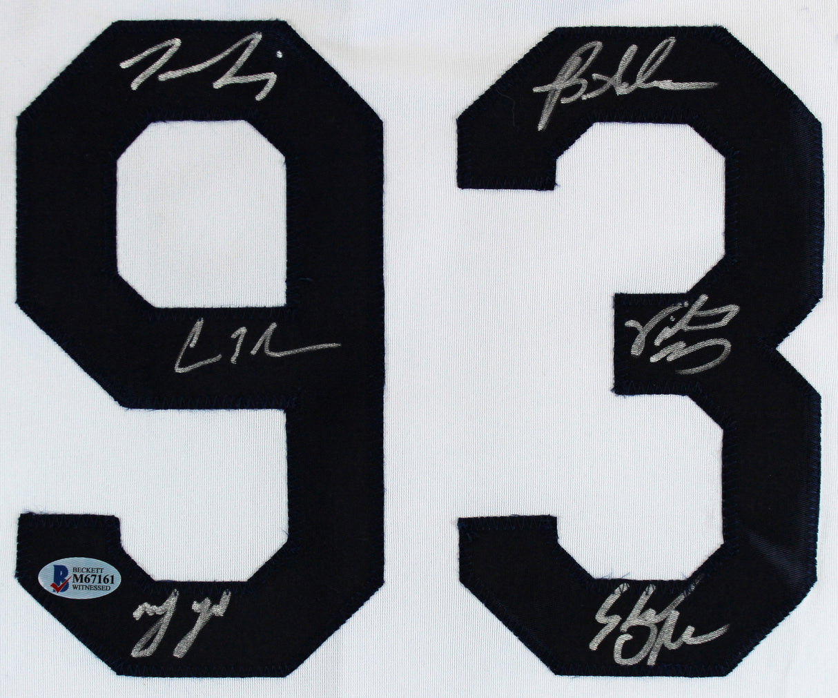 The Sandlot Cast (6) Guiry, Leopardi, York +3 Signed Framed Jersey BAS Witnessed
